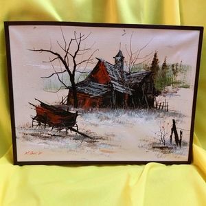 Original Painting by D.S. Peter Lee Oil on canvas Artist Peter Lee